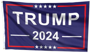 Trump 2024 Blue Flag