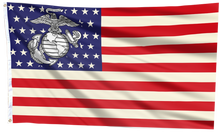 Load image into Gallery viewer, Marine Corp Seal Flag