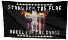 Load image into Gallery viewer, Stand For The Flag Kneel For The Cross Flag