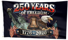 Load image into Gallery viewer, 250 Years of Freedom Commemorative Flag