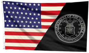 Air Force Seal Logo Flag