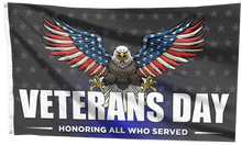 Load image into Gallery viewer, Veterans Day Eagle Flag