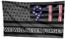 Load image into Gallery viewer, USA 911 We Will Never Forget Flag