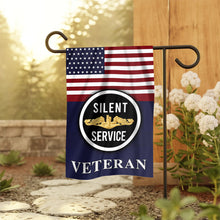 Load image into Gallery viewer, Silent Service Gold Garden Flag