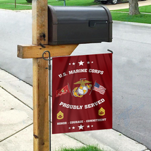 Load image into Gallery viewer, U.S. Marine Corps Garden Flag