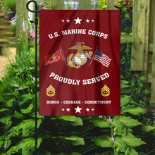 Load image into Gallery viewer, U.S. Marine Corps Garden Flag
