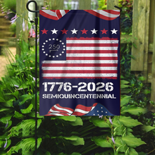 Load image into Gallery viewer, 1776 - 2026 Semiquincentennial Garden Flag