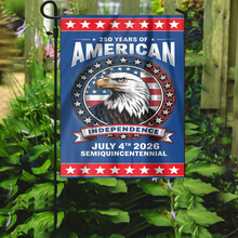 Load image into Gallery viewer, American Independence Garden Flag