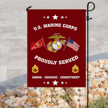 Load image into Gallery viewer, U.S. Marine Corps Garden Flag