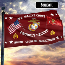 Load image into Gallery viewer, United States Marine Corps - Sergeant Flag
