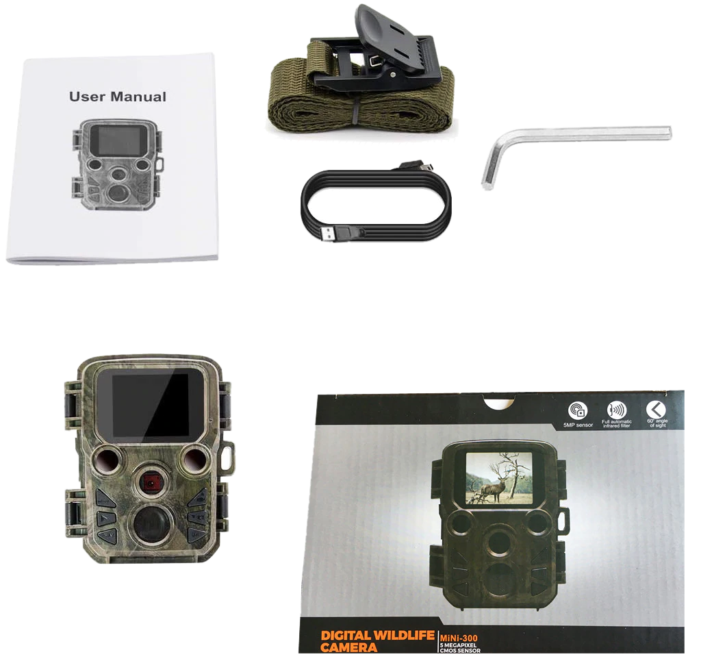 RTL Hunting Camera Wildlife Scout with Night Vision Mode