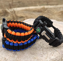 Load image into Gallery viewer, Survival Paracord Bracelet High Quality for Outdoor