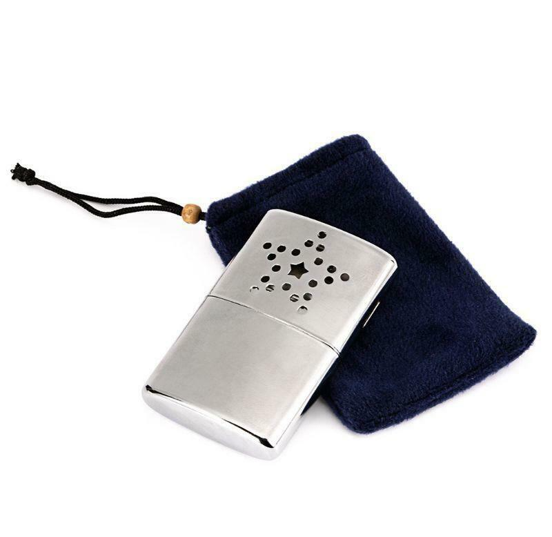 RTL Steel Hand Warmer Portable Heater and Reusable Pocket Handy