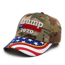 Load image into Gallery viewer, Trump 2020 Flag Bill Hat - Trump Hat