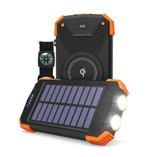 RTL Wireless Solar Charger 10,000mAH Power Bank