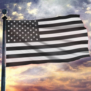 United States of America - American Flag - Black & White