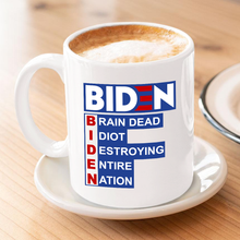Load image into Gallery viewer, Biden Meaning 11 oz. White Mug