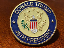 Load image into Gallery viewer, 45th President &amp; Trump 2020 Pin - 2pc Trump Pins Combo Deal