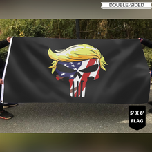 Load image into Gallery viewer, Trump USA Punisher Flag