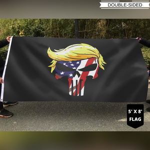 Trump USA Punisher Flag