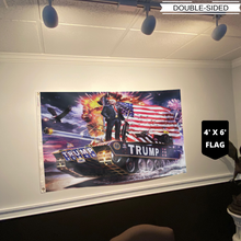 Load image into Gallery viewer, Donald Trump Rare Tank Flag