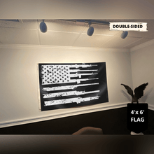 Load image into Gallery viewer, 2nd Amendment American Rifle Flag 3x5 Flag - Black
