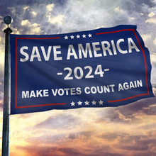Load image into Gallery viewer, Save America Again - Make Votes Count Again Flag