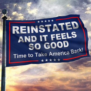 Reinstated And It Feels So Good - Time To Take America Back! Flag