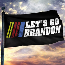 Load image into Gallery viewer, Let&#39;s Go Brandon Racing  - FJB Flag (RTL)