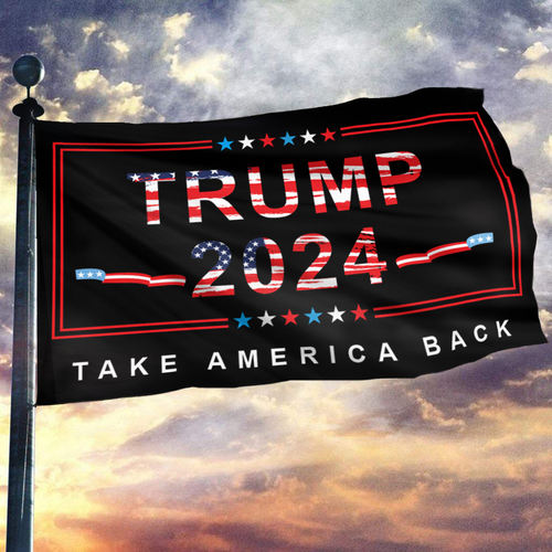 Trump 2024 Take America Back Flag