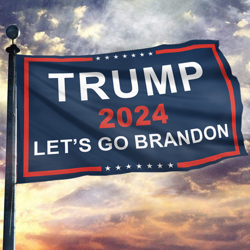 2024 TRUMP Let's Go Brandon Flag