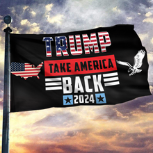 Load image into Gallery viewer, Trump Take America Back Eagle USA Flag