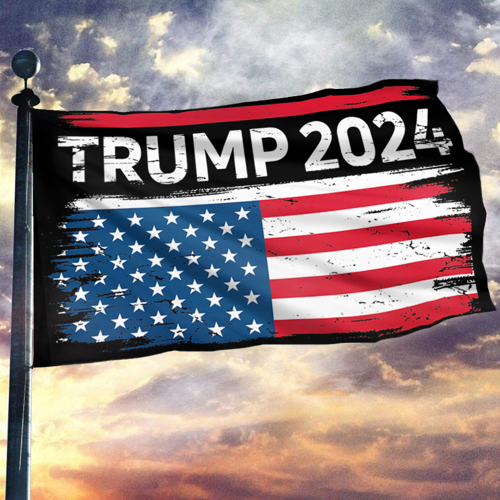 TRUMP 2024 USA Flag