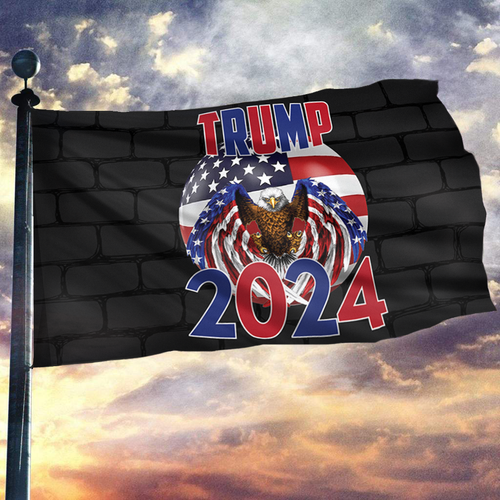 Trump Eagle USA Flag