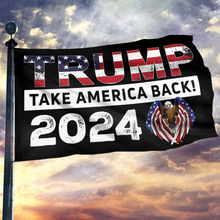 Load image into Gallery viewer, Trump Take America Back 2024 Flag