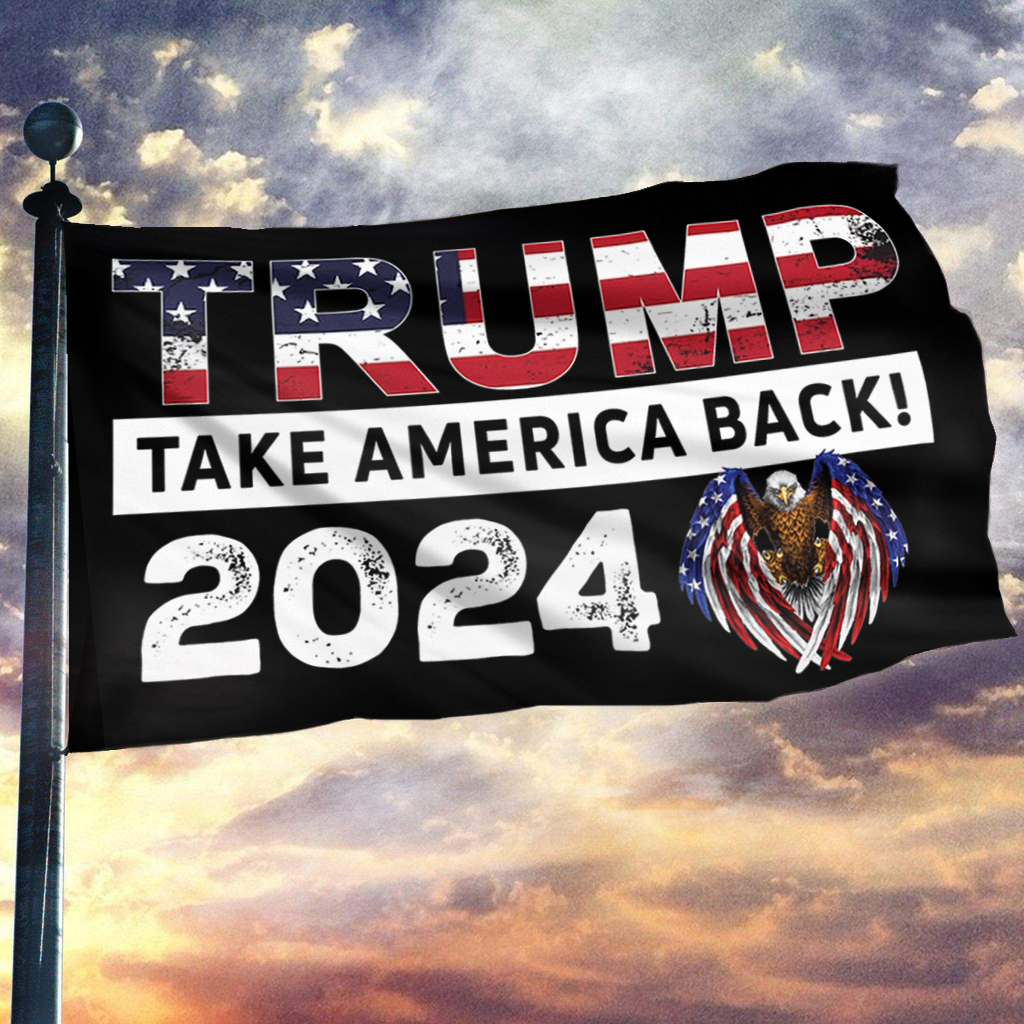 Trump Take America Back 2024 Flag