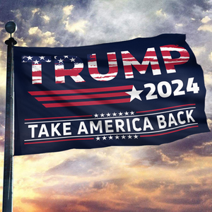 TRUMP 2024 American Flag