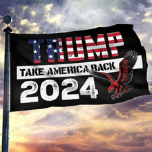 Load image into Gallery viewer, TRUMP USA Take America Back 2024 Flag