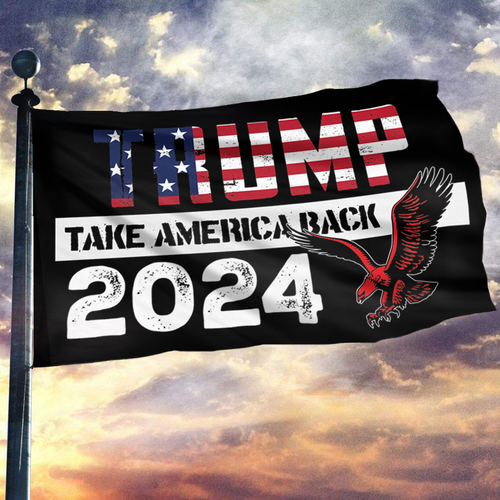 TRUMP USA Take America Back 2024 Flag