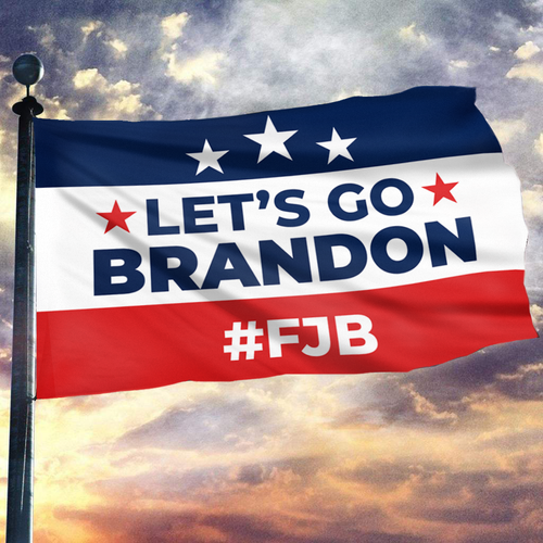 Let's Go Brandon FJB Hashtag Flag - RTL
