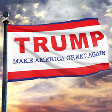 Load image into Gallery viewer, TRUMP Red Make America Great Again Flag