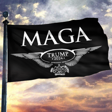 Load image into Gallery viewer, MAGA Trump 2024 God Family Country Flag