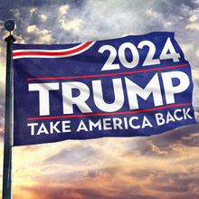 Load image into Gallery viewer, 2024 TRUMP Take America Back Flag