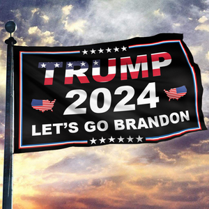 Trump 2024 Let's Go Brandon Flag