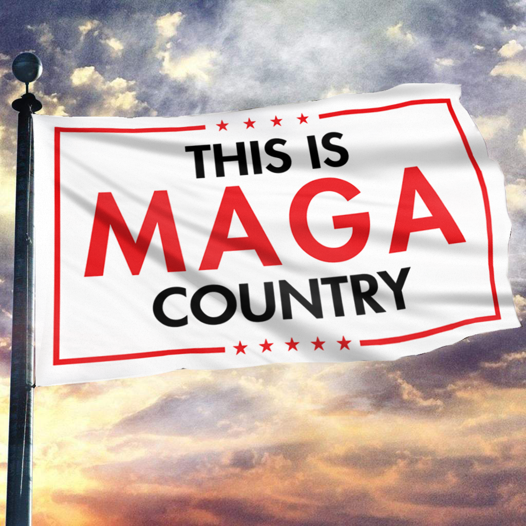 This is MAGA Country - White Flag