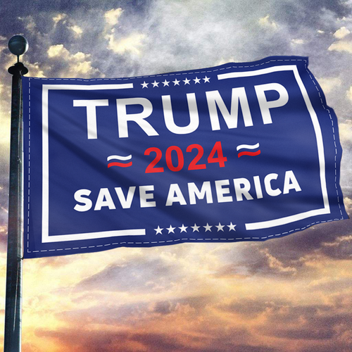 Trump Save America 2024 Flag