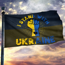 Load image into Gallery viewer, Support | Stand With Ukraine ♥ Flag