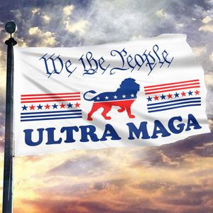We The People Ultra MAGA White Flag
