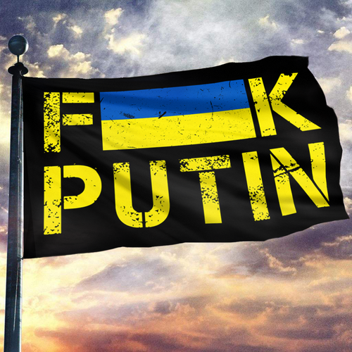 FK PUTIN UKRAINE FLAG