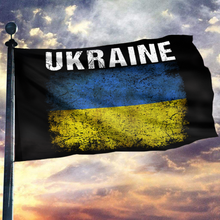 Load image into Gallery viewer, Ukraine Grunge Flag